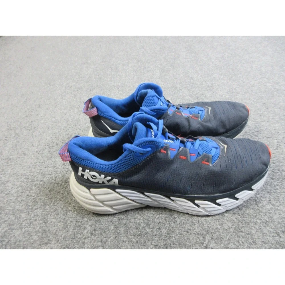 Hoka One‎ One Gaviota 3 Shoes Mens Size 11 Blue Stability 1113520 Cushioned